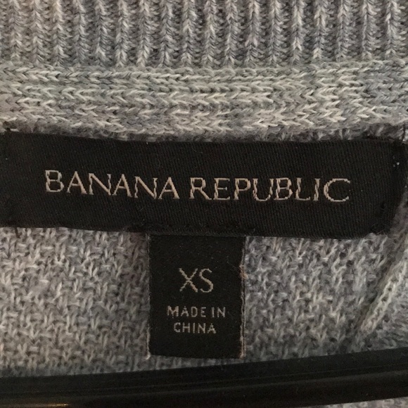 Banana republic blue cross back sweater - Picture 2 of 3